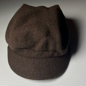 August Hats Dark Brown Wool Hat